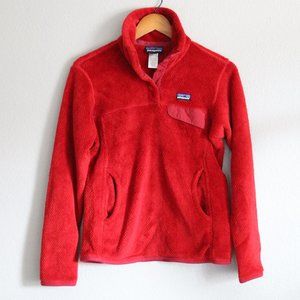Patagonia Re-Tool Half Snap Pullover Fleece Red S